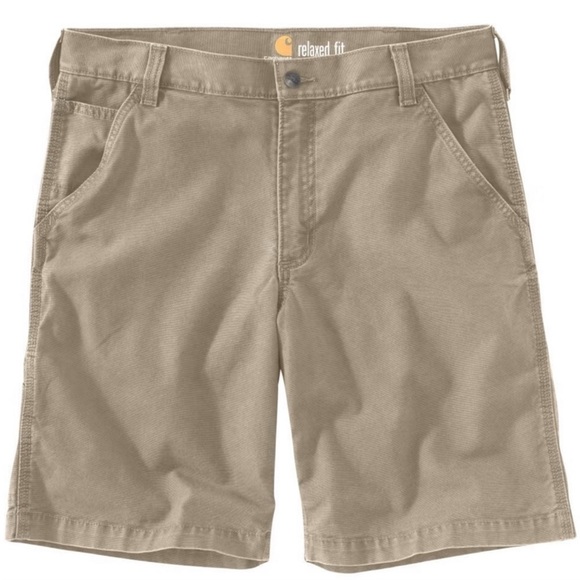 Carhartt Rugged Flex Rigby Short 10” Inseam Khaki Shorts Mens34x10” Relaxed - Picture 1 of 5